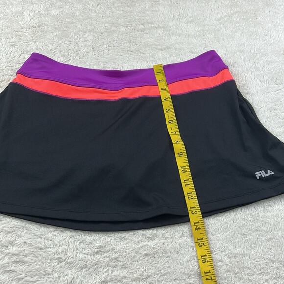 Fila color block athletic tennis skort, size XL - Picture 3 of 9